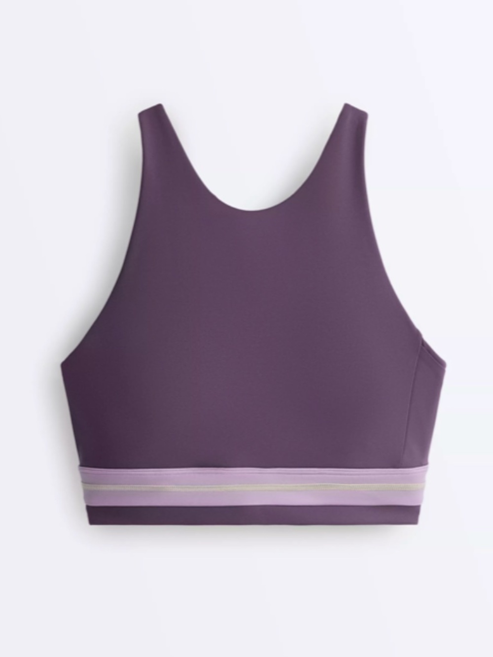 OYSHO Compressive purple halterneck tank top XS